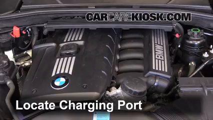 How to Add Refrigerant to a 2008-2014 BMW 128i - 2011 BMW 128i 3.0L 6 ...